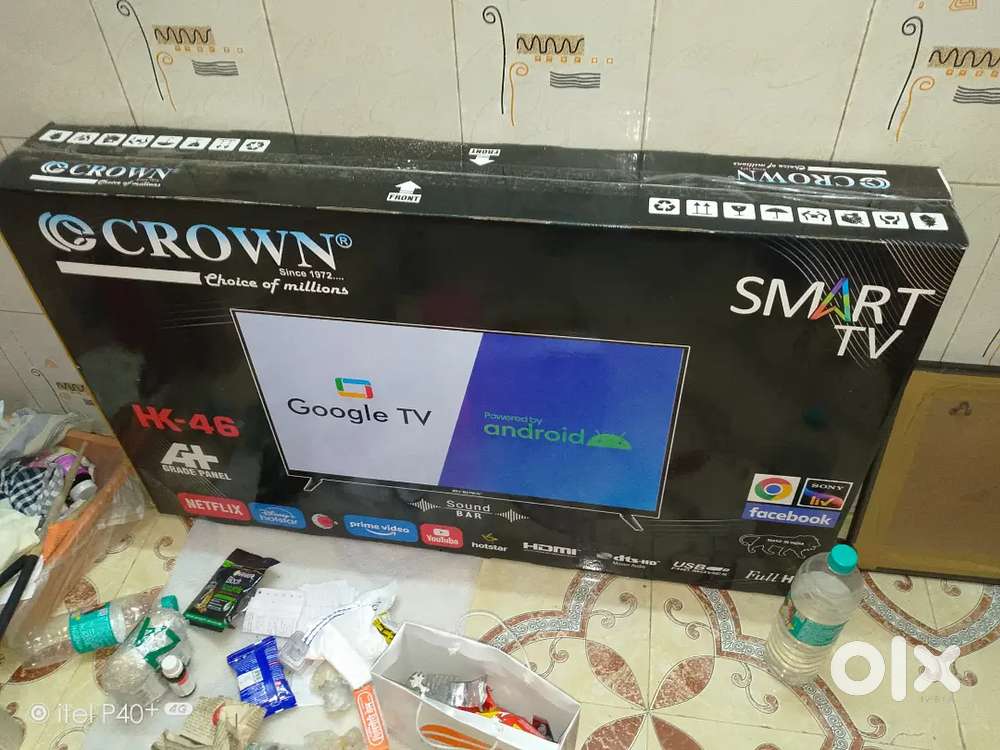 NEW CROWN 43 INCHES 4K TV NEW WITH 1YEARS WARRANTY  PRICE 15000