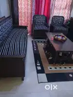 5 Seater Sofa Set for Sale Sagwan wood with  storage box  included.