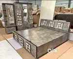 Brand New Combo Double bed And 3door wardrobe