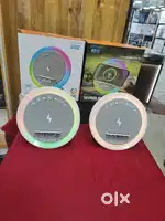 Wireless charger - Speaker 
Feature:
15watts charging speed 
White Noi