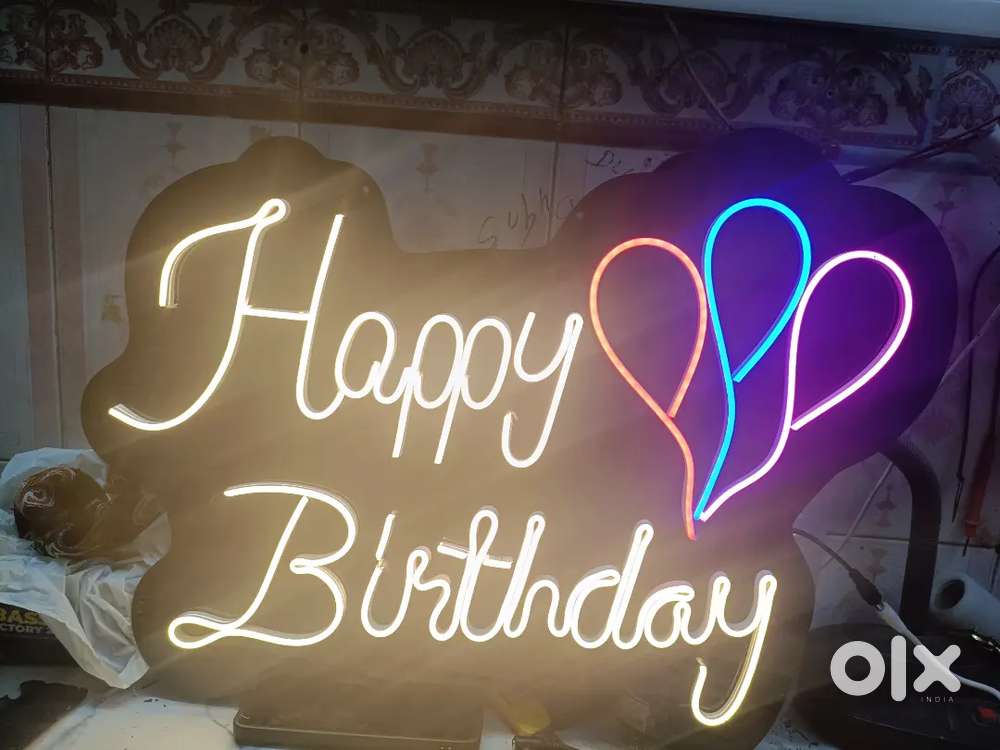 Neon sign hotal restaurant