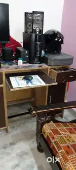 Sturdy 2-seater computer table