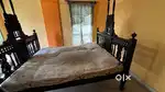 Antique Wooden Bed for Sale