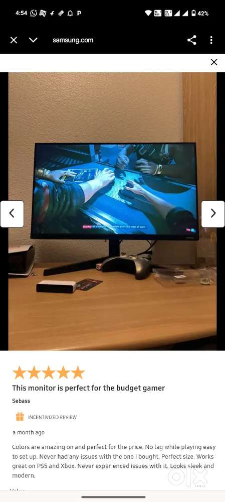 24inch Samsung galaxy Monitor