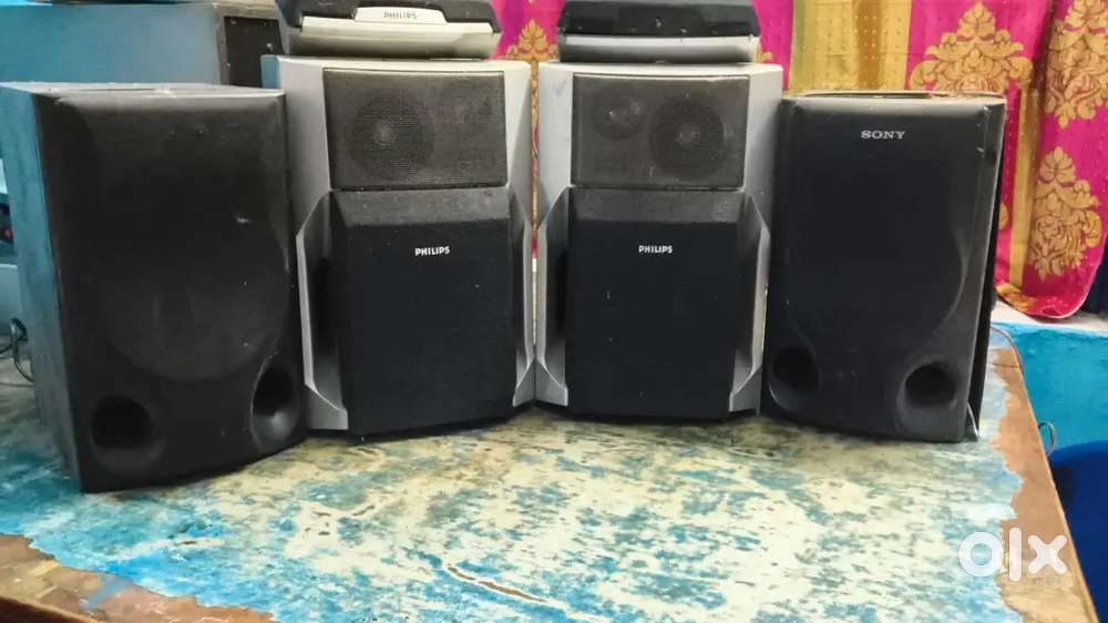 Speakers JBL, philps,&Sony