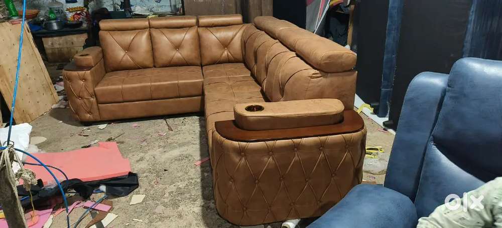 L shape sofa luxury model
