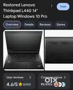 Lenovo ThinkPad i5 Intel Core L440 4GB 512GB Graphics 128GB For Sale