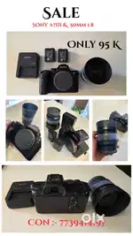 Sony m3 with extra battery and 15 mm 1.8 sony lens