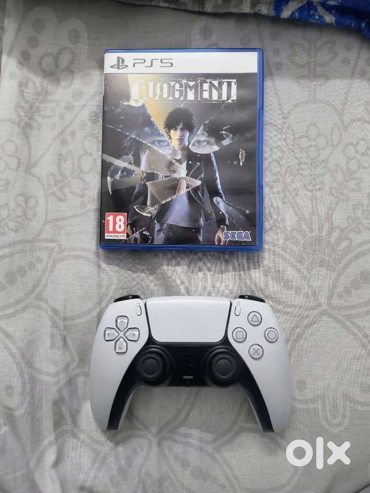 Dualsense for ps5 and judgment game disc