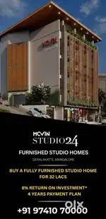 Buy a Fully Furnished Studio Home for less than INR 32 Lacs !!