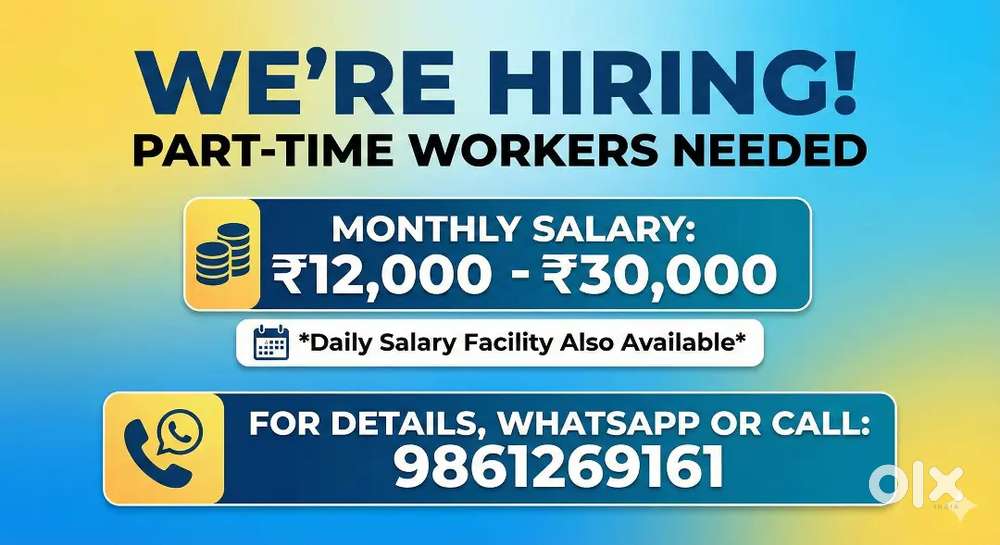 Part time work for money