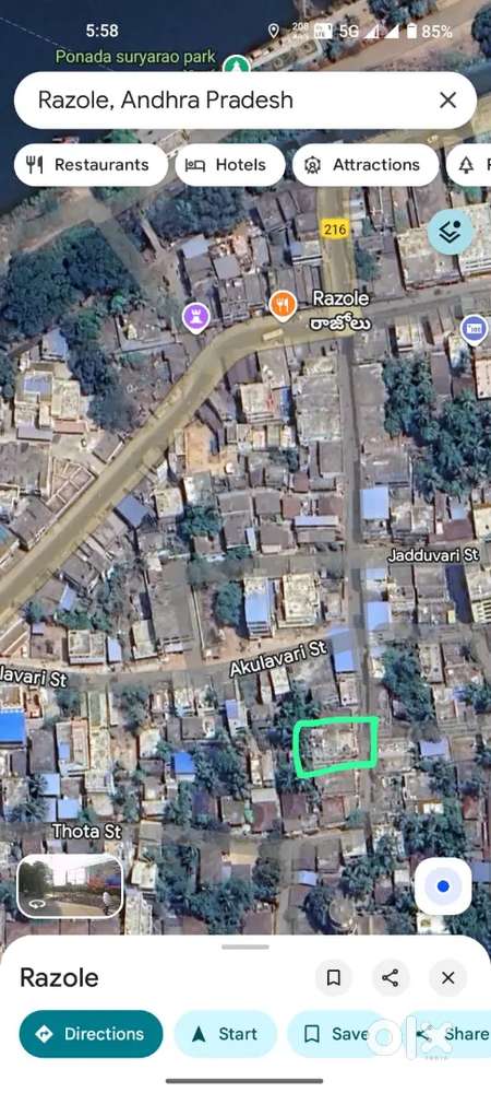 Near razole main road near sbi bank shivalayam street