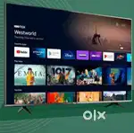 43 inch smart android frameless led tv with 600 live channel free