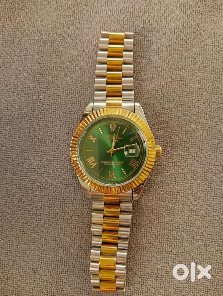 Luxury Style Green Dial Watch – Premium Quality