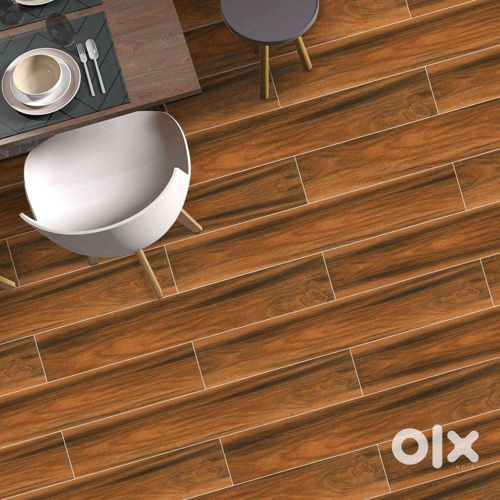 Sapela Wood Finish Plank Tiles