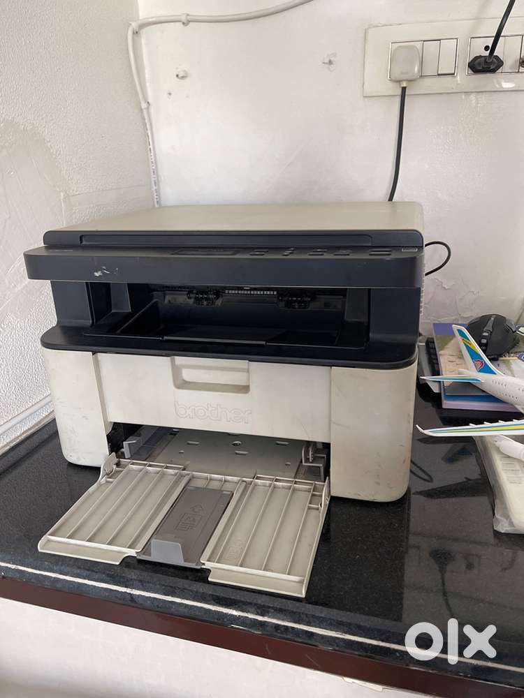 Black and white printer with scanner