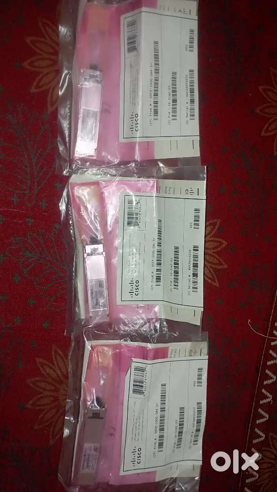 Cisco 100G SR4-S QSFP – Brand New Sealed Pack – Genuine Cisco 3 Units