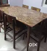 Teak Sofa, Table, Single Cot Teak