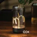Rechargeable Filament LED Table Lamp – Vintage Style, Cordless Night