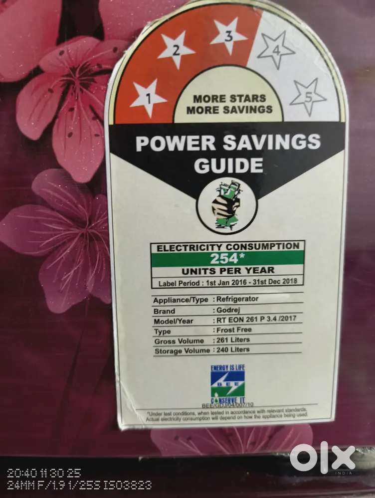 Godrej RT EON double door 261 liters