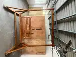TEAKWOOD SWING WITH STEEL CHAIN