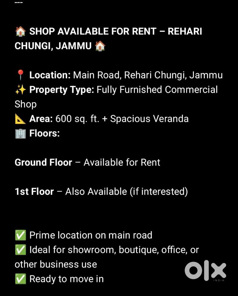Prime Location Shop Available for Rent – Rehari Main Road