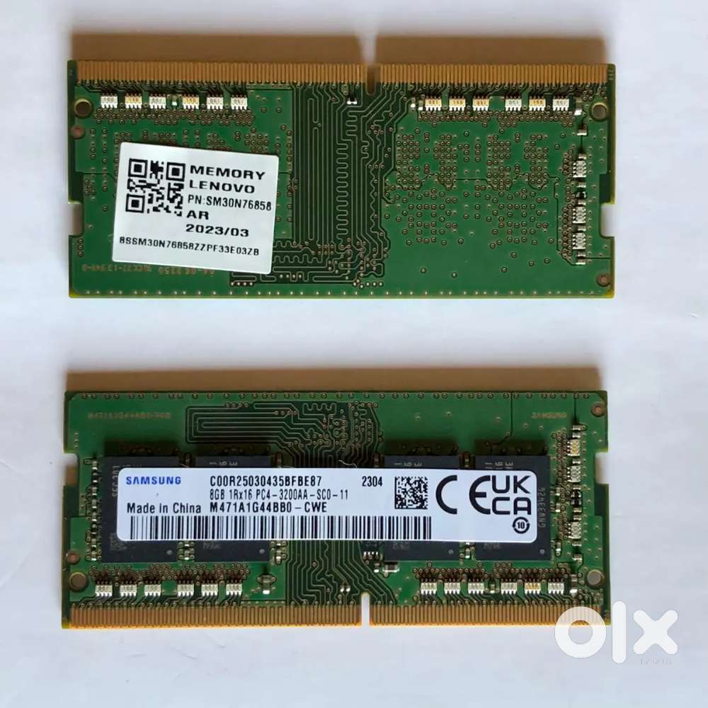 Samsung 8GB DDR4 3200MHz Laptop RAM (Pulled from Lenovo Legion 5 Pro)