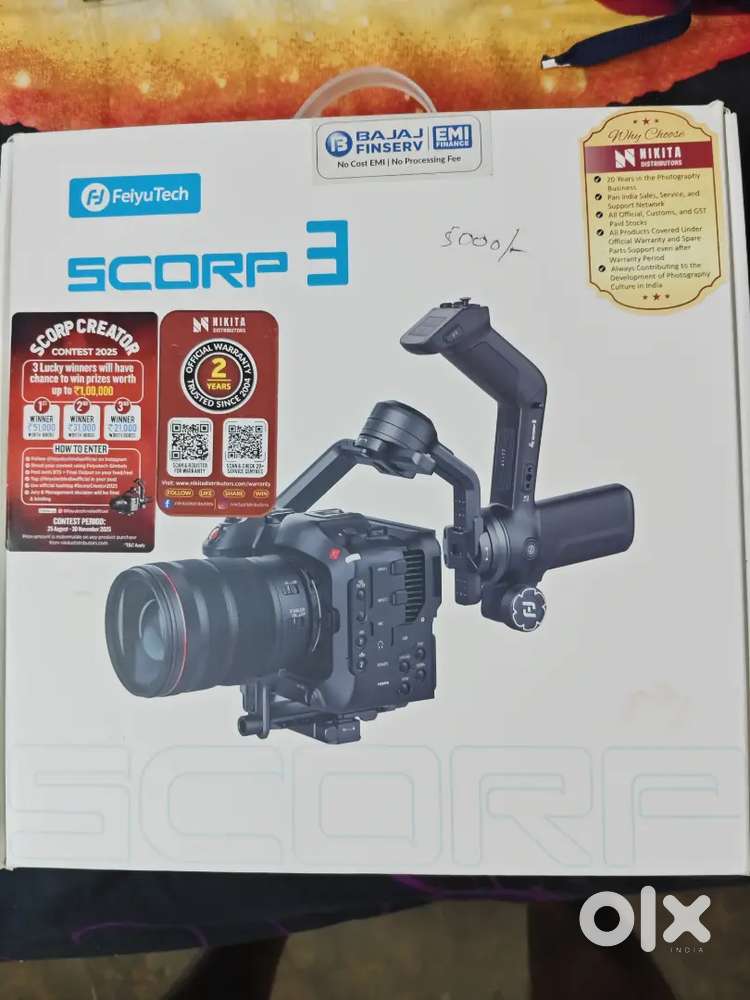 Scorp 3 Gimbal for Camera 3.5 kg pay load