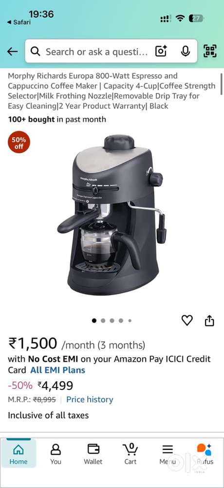 Murphy richards Coffee maker