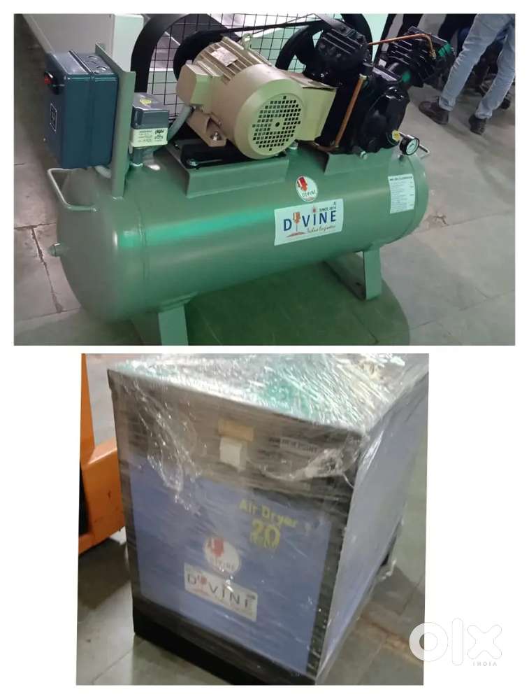 150L 3HP Air Compressor and Air Dryer