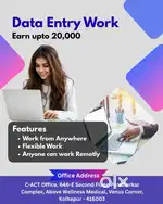 Data entry work