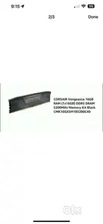 CORSAIR Vengeance 16GB