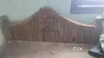 Wooden bed queen size
