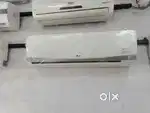 LG 1 ton split AC good condition with warranty 1 year old