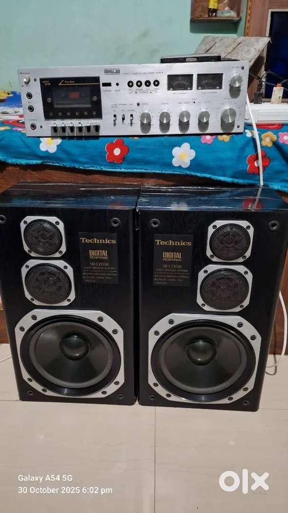 Ahuja 4040s with Technics speaker