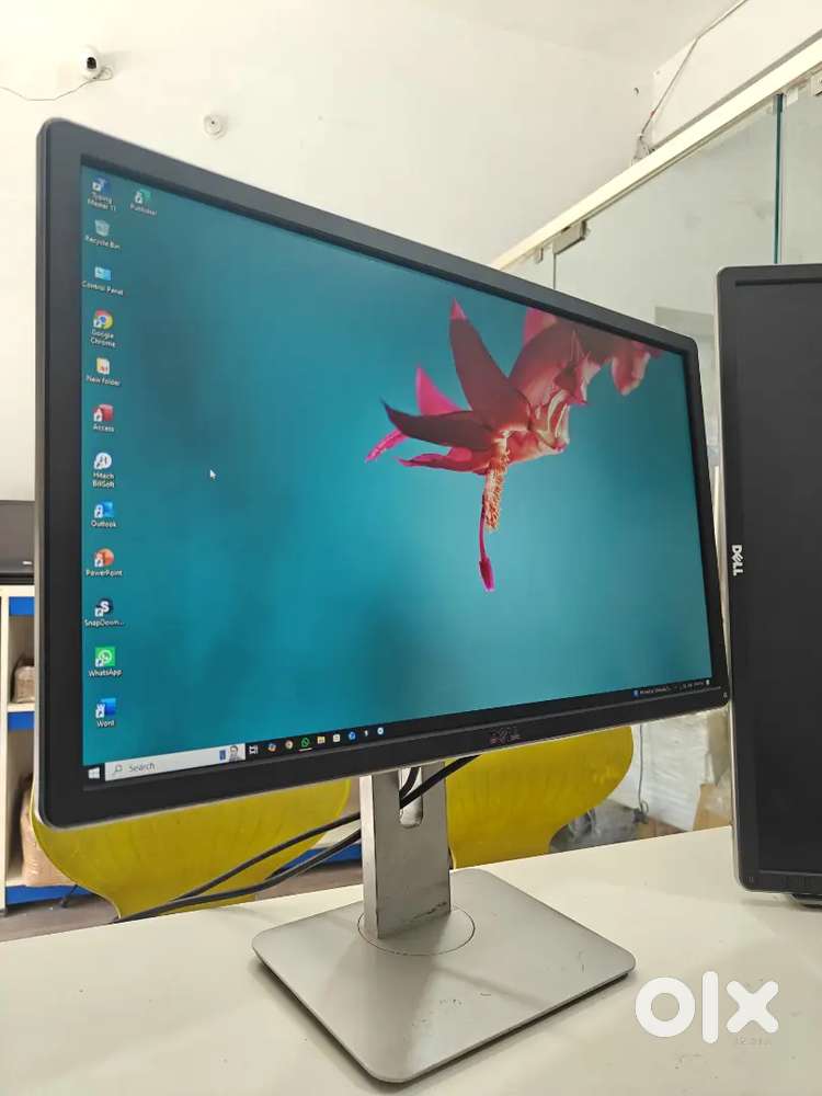 Dell 24 inch IPS vassel Less Wide Screen Monitor WITH VGA PORT & HDMI