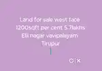 Land for sale