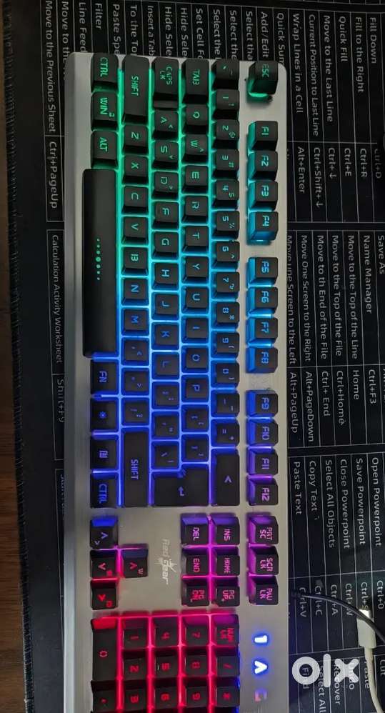 Redgear gaming keyboard and headphones