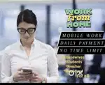 Data entry typing work home with daily payment
