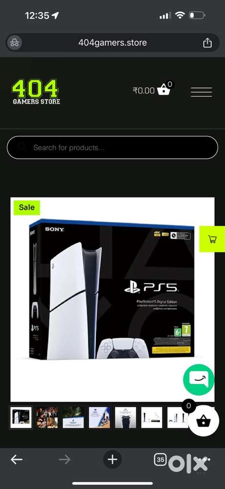 sony PS5 with controller