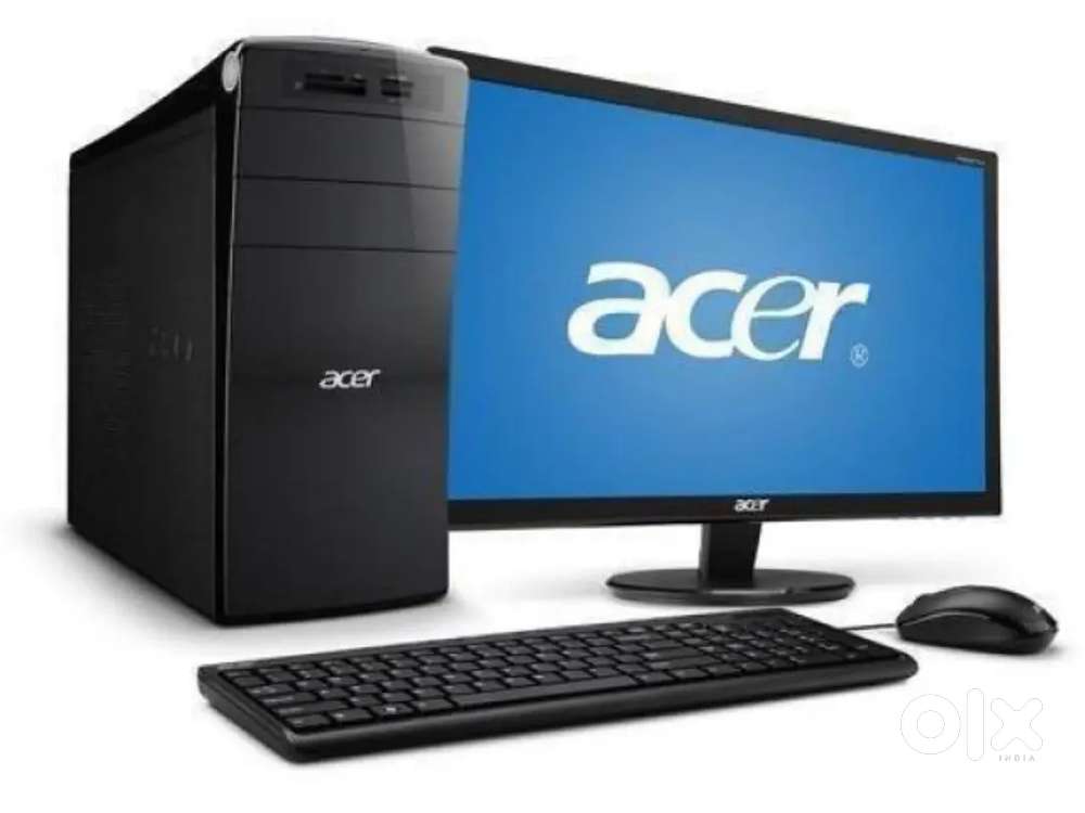 LCD Keyboard Mouse and CPU i3 4th gen