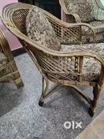 Bamboo sofas 4 at 3500 with cushion