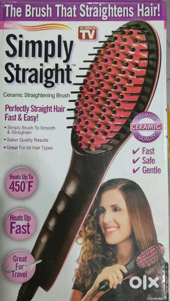 Ceramic Hair Straightening Brush