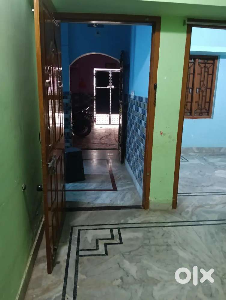 It is a 2 bhk room and with a kitchen and one bathroom.