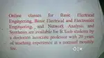 Online Basic Electrical engineering, Network Analysis