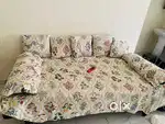 Wooden Diwan ll Single Cot with mattress and Diwan pillow set