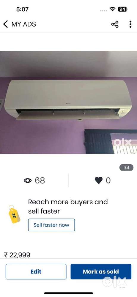 Hitachi ac n water gizar n cupboard