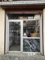 Sale for aluminum shop door, counter table. Ferozepur.