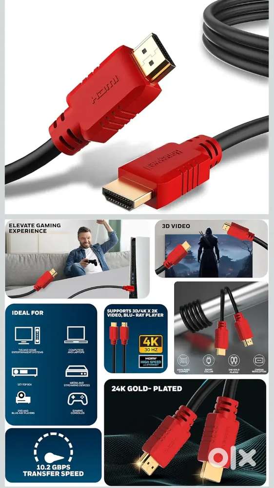 Honeywell 20 mtr new HDMI cable