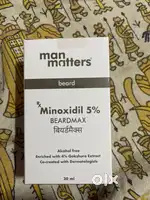 Man matter beard growth Minoxidil